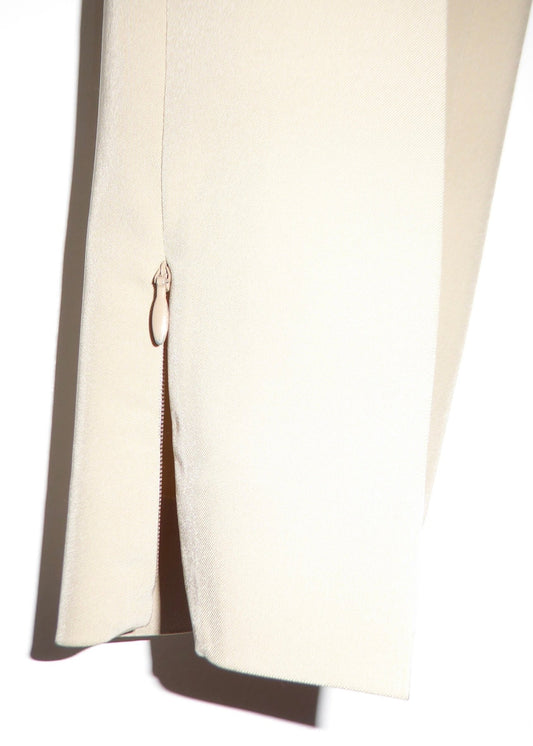 SLIM TAILORED TROUSER IN BEIGE